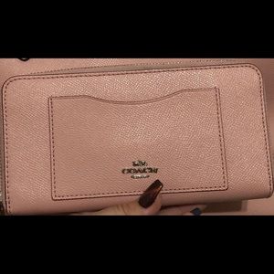 Coach accordion zip wallet
